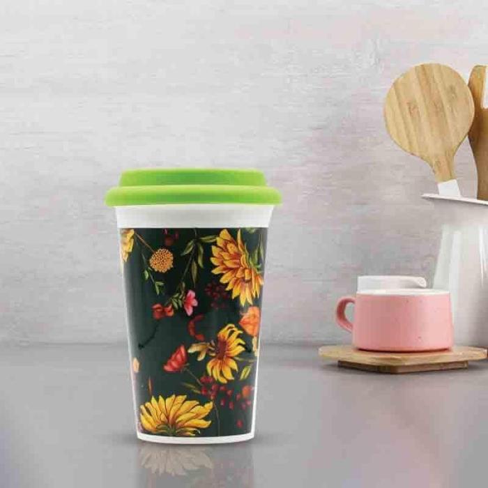 Bottles, Sippers & Flasks |  Floral Bliss Coffee Mug Bottles, Sippers & Flasks Bottles, Sippers & Flasks