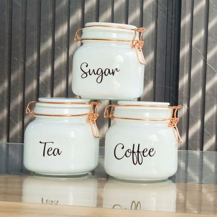 Containers & Jars |  Bessie Storage Jar – Set Of Three Containers & Jars Containers & Jars