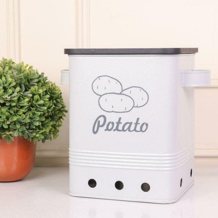 Containers & Jars |  Ferrous Fun Potato Storage Box Containers & Jars Containers & Jars