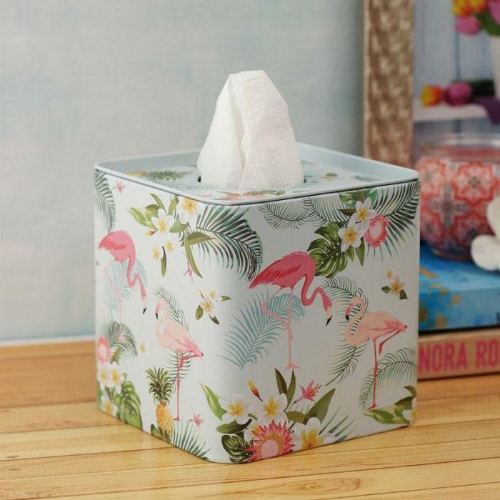 Cutlery Stand & Tissue Holder |  Flamingo Dance Tissue Box Cutlery Stand & Tissue Holder Cutlery Stand & Tissue Holder