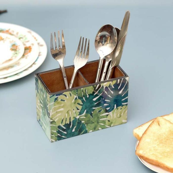 Cutlery Stand & Tissue Holder |  Hawaii Island Cutlery Stand Cutlery Stand & Tissue Holder Cutlery Stand & Tissue Holder