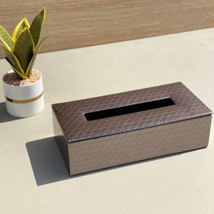 Cutlery Stand & Tissue Holder |  Nera Checkered Tissue Box Cutlery Stand & Tissue Holder Cutlery Stand & Tissue Holder