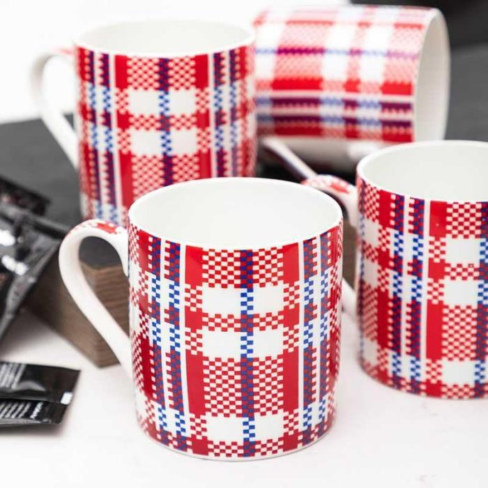 Mugs, Cups & Kulhads |  Basket Weave Tea Cup – Set Of Four Mugs, Cups & Drinkware Mugs, Cups & Kulhads