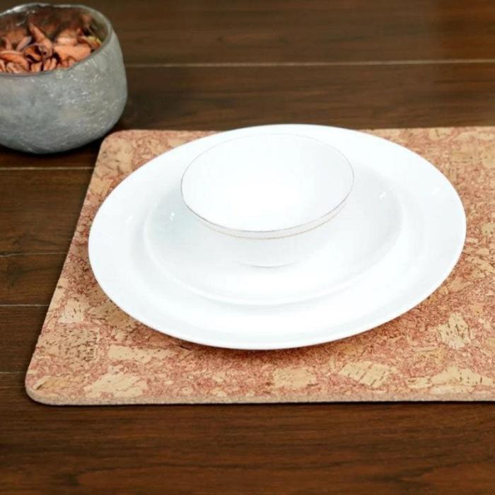 Table-Mats & Napkins |  Blush Serenity Tablemat – Set Of Two Kitchen Linens Pink