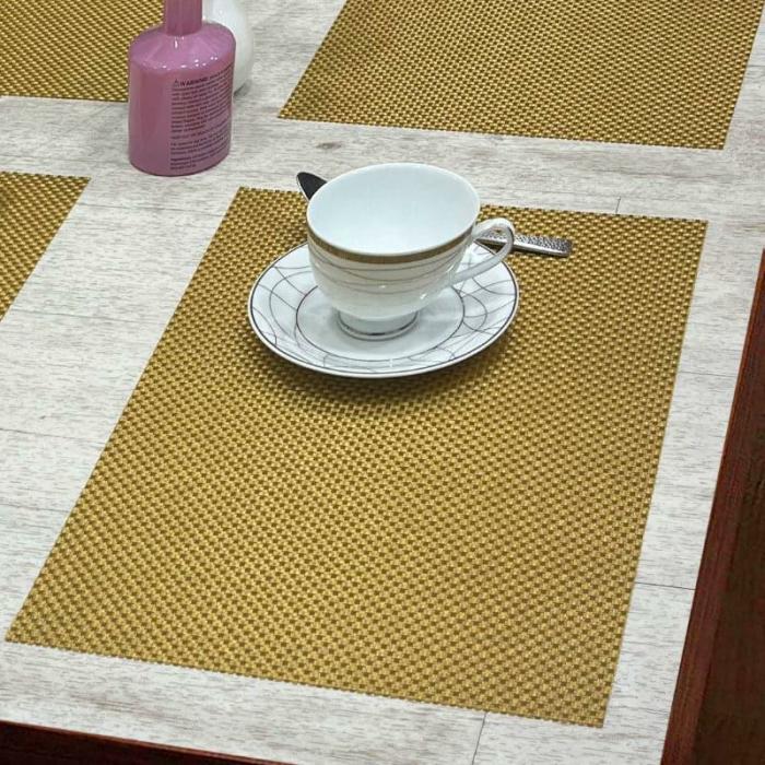 Table-Mats & Napkins |  Fansa Woven Placemat – Set Of Six Kitchen Linens Table-Mats & Napkins